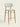 Banqueta Vittoria estofada em tecido Off White #cor_off-white