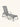 Chaise Positano em alumínio Cinza #cor_cinza