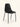 Cadeira Portofino com assento em polipropileno e base em aço carbono com pintura epóxi. Preto #cor_preto