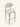 Banqueta Vittoria estofada em tecido Off White #cor_off-white