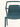 Cadeira Split em polipropileno resistente Azul #cor_azul