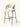 Banqueta Elena estofada em tecido ou courino sintético PU Off White #cor_off-white