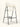 Banqueta Elena estofada em tecido ou courino sintético PU Off White #cor_off-white