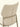 Cadeira Delphine estofada em tecido Off White #cor_off-white