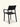 Cadeira Monaco em polipropileno resistente Preto #cor_preto