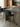 Banqueta Brooklyn estofada em courino sintético PU Preto #cor_preto