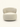 Poltrona Vicenza giratória estofada em tecido Off White #cor_off-white