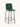 Banqueta Estelle estofada em tecido Verde #cor_verde