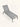 Chaise Amalfi em alumínio Cinza #cor_cinza