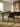 Cadeira Charlotte em tecido ou courino sintético PU Preto #cor_preto