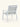 Poltrona Miami em polipropileno resistente e tela mesh Branco #cor_branco
