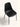 Cadeira Portofino com assento em polipropileno e base em aço carbono com pintura epóxi. Preto #cor_preto