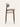 Banqueta Vittoria estofada em tecido Fendi #cor_fendi