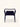 Poltrona Split em polipropileno resistente Preto #cor_preto