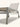 Chaise Amalfi em alumínio Bege #cor_bege