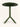 Mesa Marbella em polipropileno resistente Verde #cor_verde