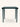 Mesa Maui em polipropileno resistente Azul #cor_azul