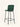Banqueta Estelle estofada em tecido Verde #cor_verde