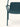 Poltrona Split em polipropileno resistente Azul #cor_azul