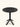 Mesa Marbella em polipropileno resistente Preto #cor_preto