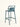 Banqueta Split em polipropileno resistente Azul #cor_azul