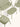 Conjunto Buzios em materiais resistentes Verde #cor_verde
