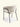 Cadeira Francesca estofada em courino sintético PU ou linho Off White #cor_off-white