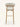 Banqueta Vittoria estofada em tecido Off White #cor_off-white