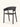Cadeira Marbella Com Braço em polipropileno resistente Preto #cor_preto
