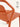 Cadeira Split em polipropileno resistente Terracota #cor_terracota