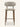 Banqueta Vittoria estofada em tecido Fendi #cor_fendi