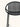 Banqueta Buzios em polipropileno resistente Preto #cor_preto