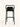 Banqueta Split em polipropileno resistente Preto #cor_preto