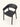Cadeira Marbella Com Braço em polipropileno resistente Preto #cor_preto