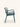 Poltrona Split em polipropileno resistente Azul #cor_azul