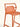 Banqueta Split em polipropileno resistente Terracota #cor_terracota