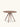 Mesa Eames P com tampo em MDF e base em madeira maciça Ø 107 × 75 cm marrom #cor_marrom