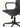 Cadeira De Escritório Copenhague Black Diretor em courino sintético PU com costuras horizontais e aço cromado. Preto #cor_preto