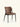 Cadeira Brooklyn estofada em courino sintético PU marrom #cor_marrom