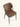 Cadeira Brooklyn estofada em courino sintético PU marrom #cor_marrom