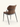 Cadeira Brooklyn estofada em courino sintético PU marrom #cor_marrom