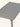 Mesa Capri em alumínio cor cinza #cor_cinza
