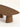 Mesa Comporta com tampo em MDF chanfrado em efeito "borda infinita" e bases em madeira maciça usinada. natural #cor_natural