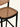 Banqueta Pipa em polipropileno resistente cor preto #cor_preto