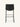 Banqueta Luna com assento em courino sintético PU e pés em aço carbono com pintura epóxi. cor preto #cor_preto