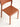 Cadeira Sintra em polipropileno resistente terracota #cor_terracota