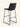 Banqueta Luna com assento em courino sintético PU e pés em aço carbono com pintura epóxi. cor preto #cor_preto