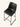 Banqueta Adele com assento em courino sintético PU cor preto #cor_preto