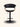 Banqueta Iris Base Preta giratória com regulagem de altura cor preto #cor_preto
