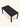 Mesa Mykonos Grande em polipropileno resistente preto #cor_preto